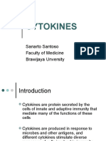 Cytokines: Sanarto Santoso Faculty of Medicine Brawijaya Unversity