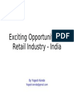 Exciting Opportunities in Retail Industry - India 2010