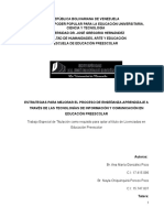 Estrategias para El Proceso de Neseñanza-Aprendizaje A Través de Las Tics