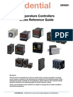 Temperature Controllers Cross Reference Guide