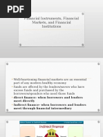 1 - Financial Instruments, Financial Markets, and Financial 1 D