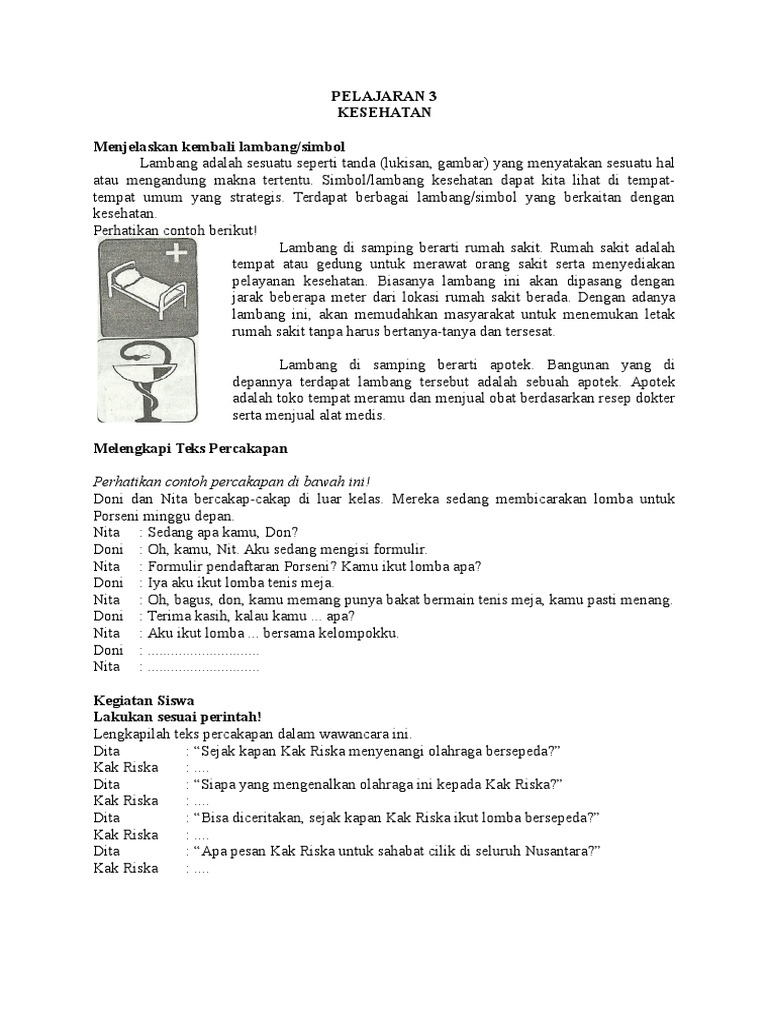 LKS Bahasa Indonesia Kelas 4 SD | PDF