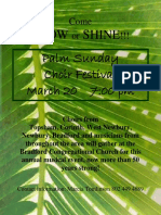 2016 Palm Sunday Choir Festival
