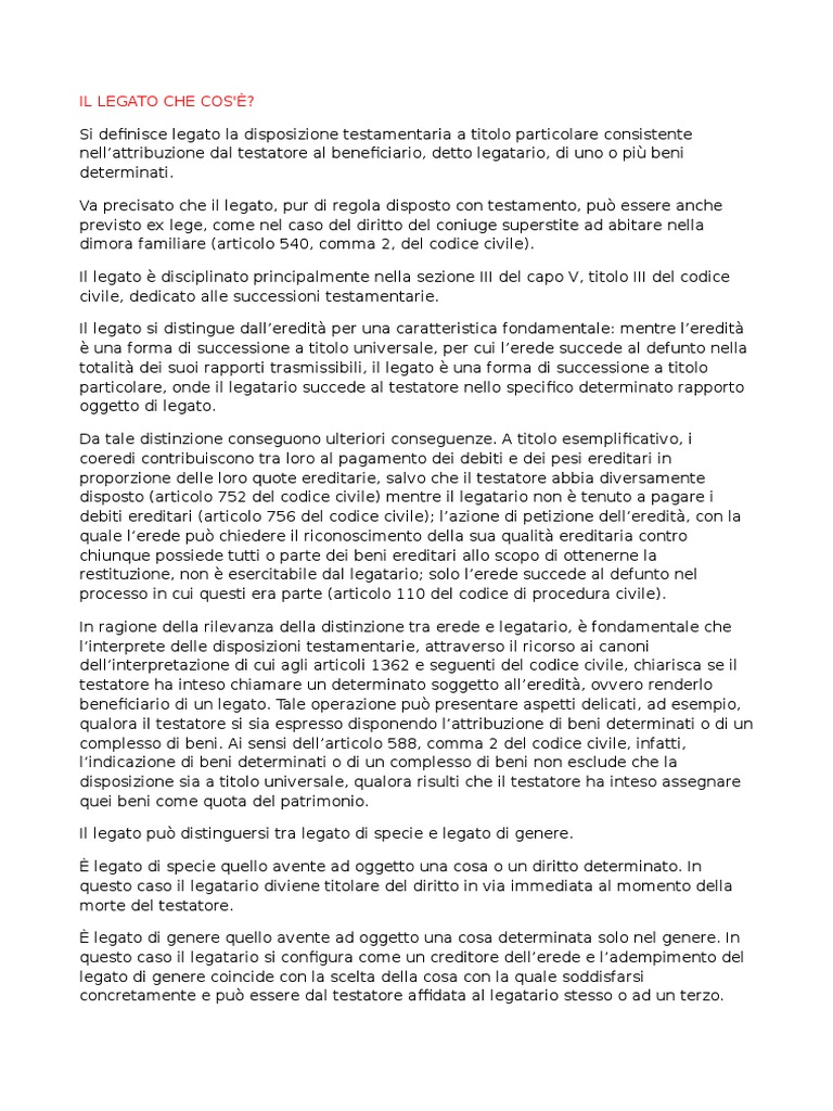Diritto delle successioni Morte coniuge successione casa