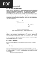 Rotating DC Motors Part II