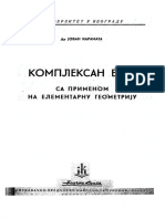 Jovan Karamata-KOMPLEKSAN BROJ SA PRIMENAMA NA ELEMENTARNU GEOMETRIJU PDF