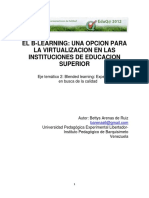 El b Learning Una Opcion Para La Virtualizacion en Las Instituciones de Educacion Superior