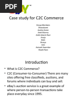 Download Case Study for C2C Commerce by Amit Murmu SN30469080 doc pdf
