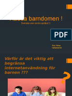 Rädda Barndomen !