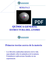 2. Segunda Semana Estructura Atomica