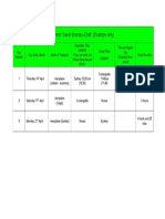 Green Travel Calendar Draft