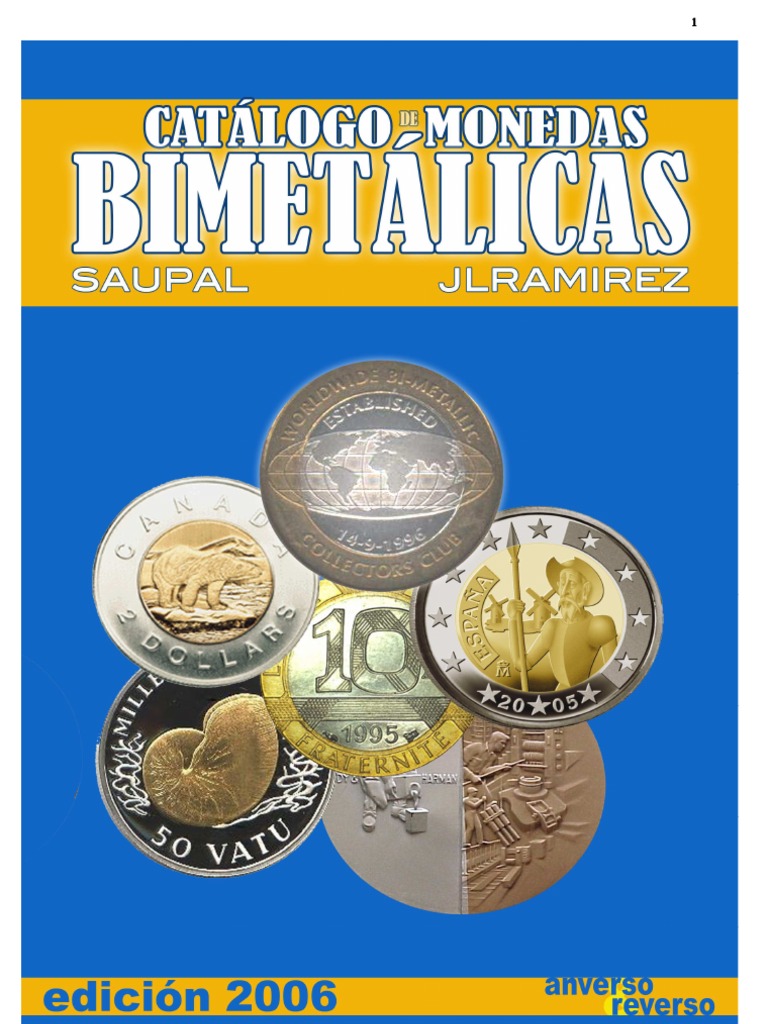 CATALOGO DE MONEDAS BIMETALICAS PDF