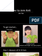 Jen Yao - Arm Knitting