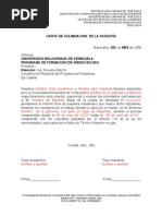 Certificado de Pasantia