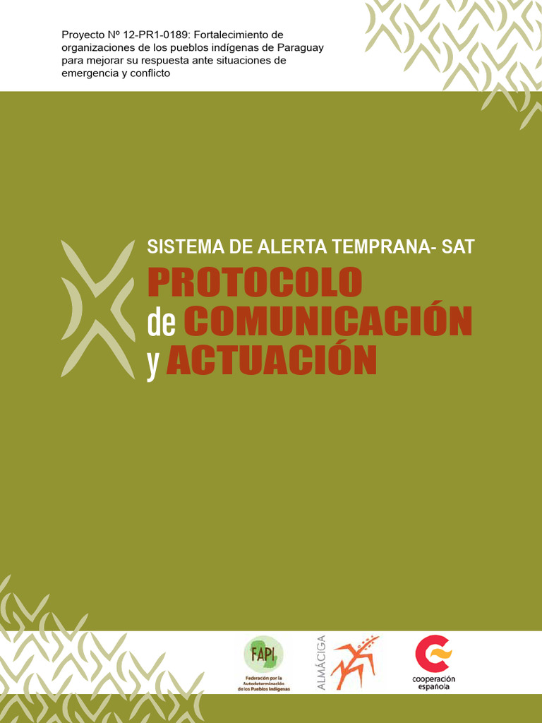 Sistema de Alerta Temprana - SAT | PDF | Estado (política) | Riesgo