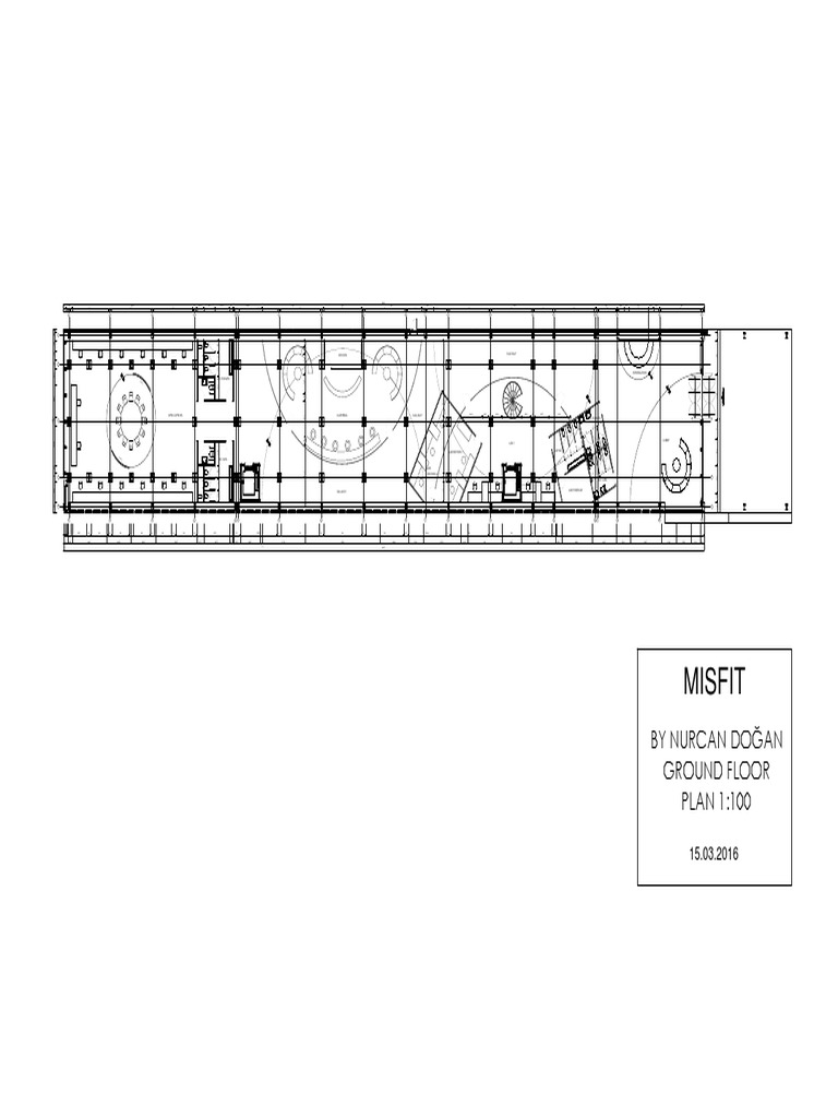Ground Floor Plan Layout 1:100 | PDF