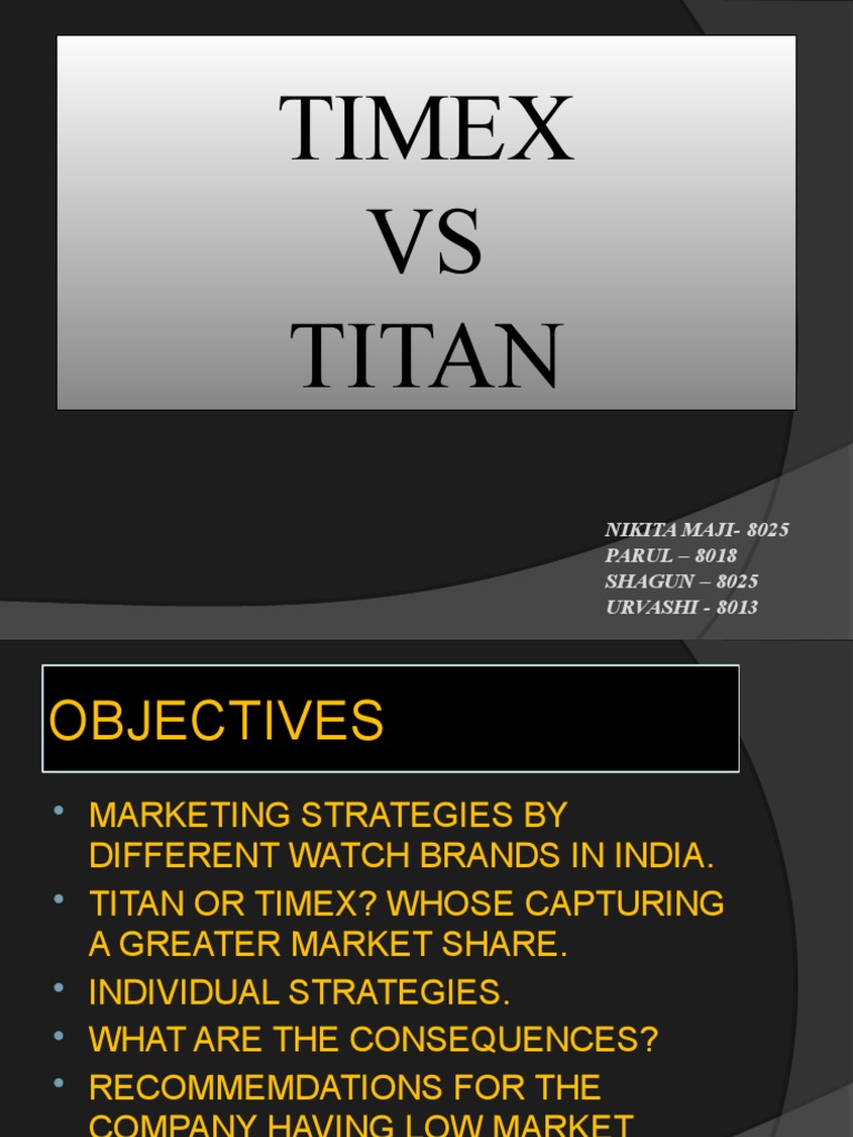 timex and titan relation