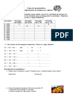 Guia de Descomposición Números y Dinero