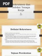 Download PPT Rekrutmen dan Seleksi by IschaDprapatand SN304759416 doc pdf
