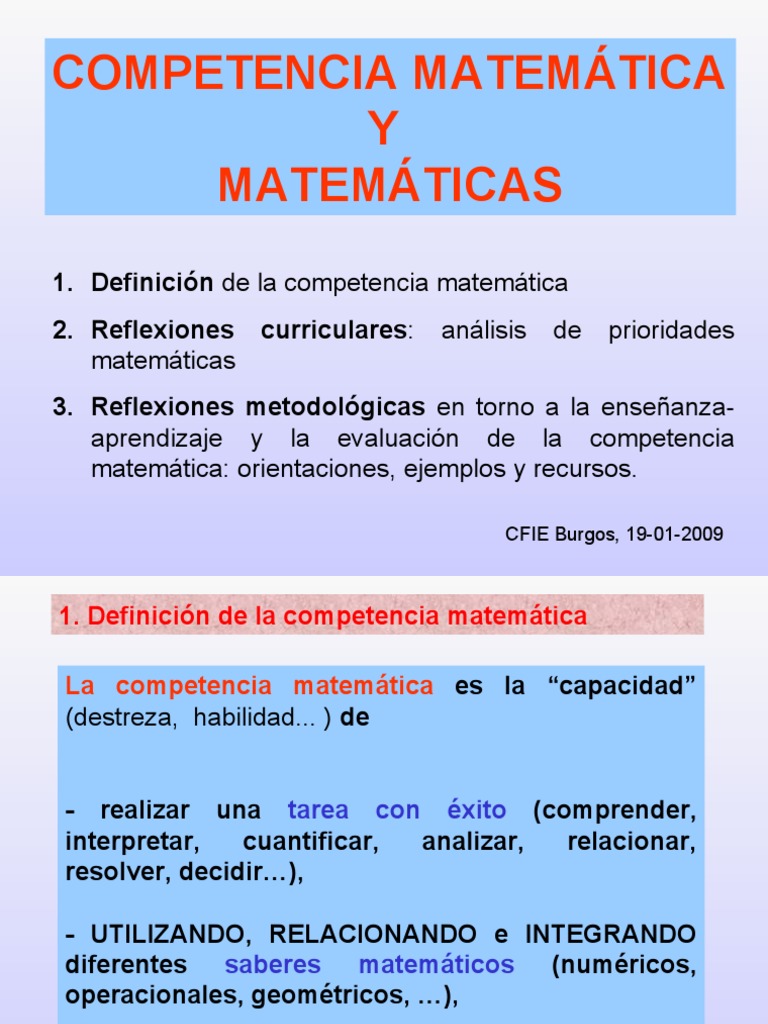 Competencias Matemáticas en Primaria | PDF | Aprendizaje | Fracción ...