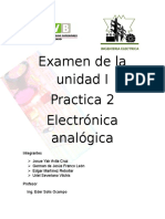 Examen de La Unidad