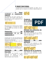 Potencias de Base Racional