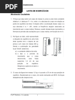Exercícios de Movimento Oscilatório