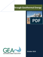Green Jobs Through Geothermal Energy