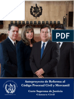 Anteproyecto de Reforma Al Cpcym