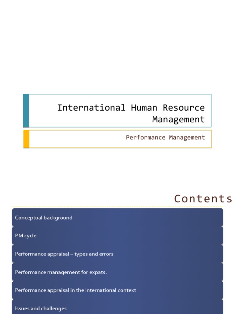 Global Performance Management Guide | PDF | Career & Growth | Business
