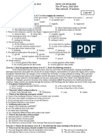 Le Quy Don Ha Dong - Ha Noi Test On English Full Name: ... The 2 Term, 2013-2014 Class: 10 Code 467