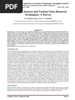 ECG Noise Sources and Various Noise Removal Techniques: A Survey