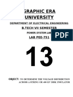 Graphic Era University: B.Tech Vii Semester LAB PEE-751