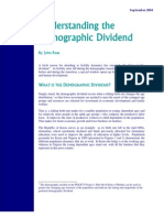 Demographic dividend