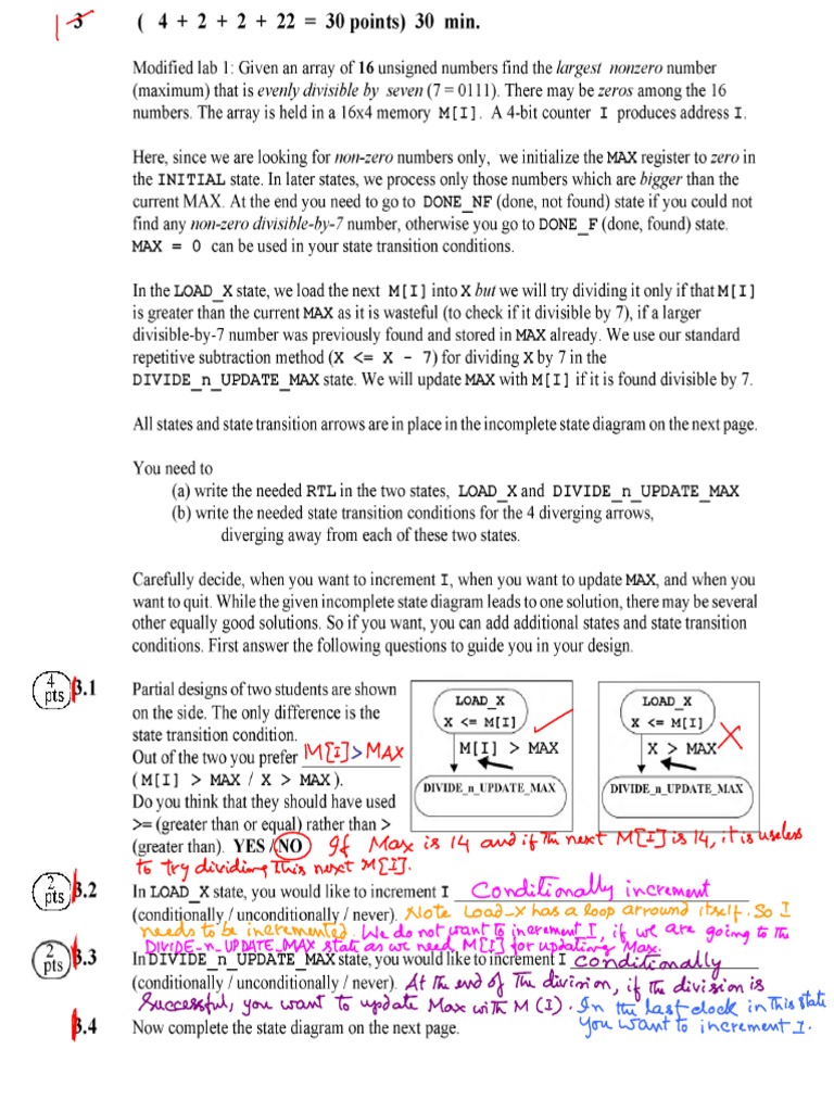 RTL Exercises Spring2010 Solution | PDF | Array Data Structure ...