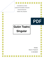 Guion Teatral singular