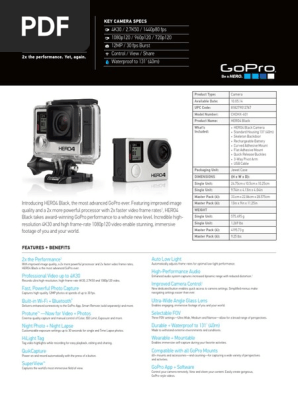 Brochure Gopro Hero 4 Media Technology Imaging