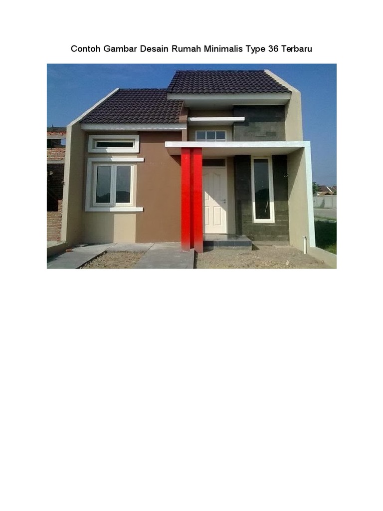 50+ Contoh Gambar Rumah Type 36 HD Terbaik