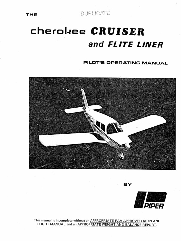 Poh Cherokee 28 140 | PDF | Aviation