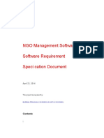 SRS Document NGO Management System
