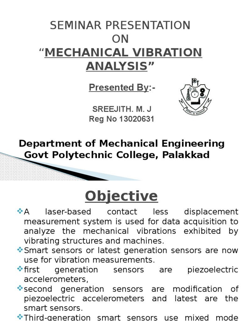 Mechanical Vibration Analysis | PDF | Mechanical Engineering | Signal ...