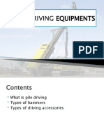 Pile Driving Equipments: Prepared By: C.Uma U06CE056