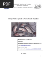 Manejo Prático Aplicado a Piscicultura de Água Doce