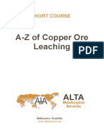 leaching of Copper