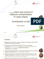 Prevention and control of aflatoxin contamination in value chains