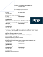 Lataian Soal Sistem Saraf Dan Muskuloskeletal