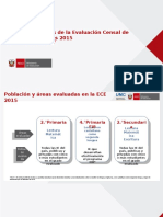 Resultados de La Evaluacion Censal 2015 a Nivel Nacional