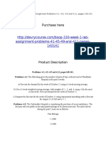 BSOP 330 Week 1 Lab Assignment Problems 4.1, 4.5, 4.9 and 4.11, Pages 140-141