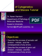 Basics of Cytogenetics: Mitosis and Meiosis Tutorial