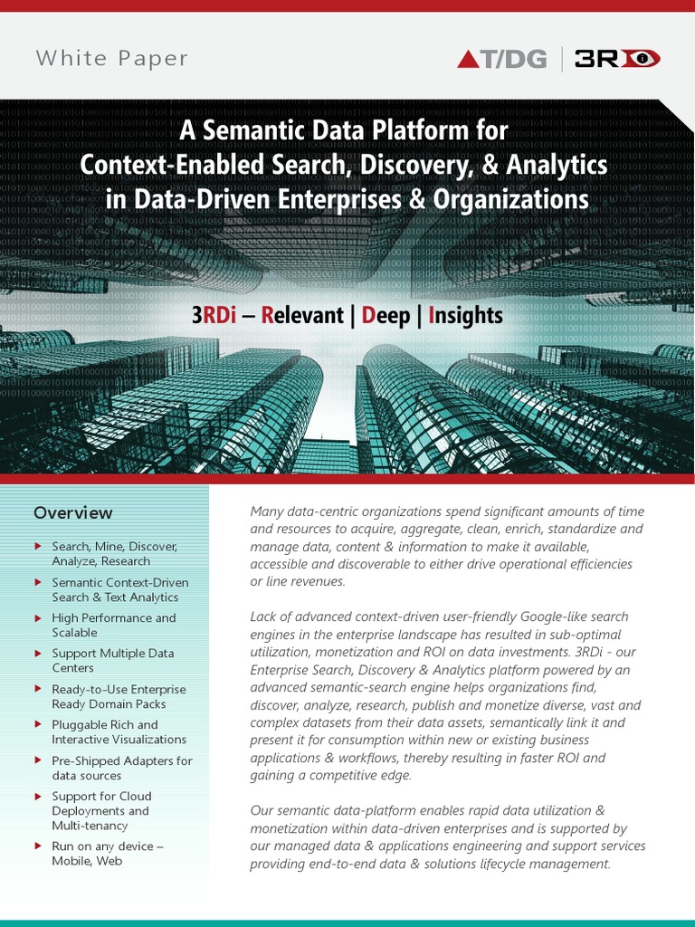 Semantic Data Platform for Enterprises | PDF | Ontology (Information ...